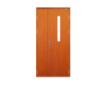 20min 45min 90min fire rated fireproof single leaf swing veneered wooden door with simple design